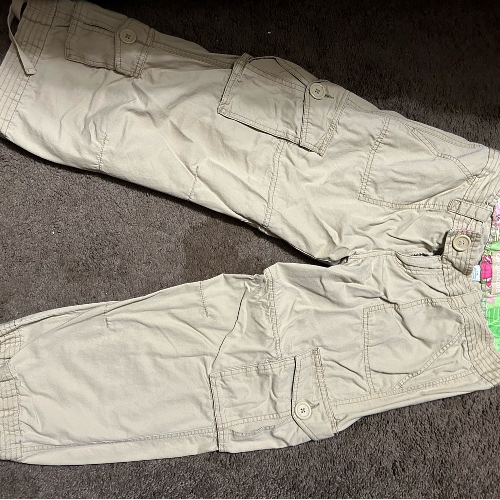 Aeropostale Tan Cargo Capris